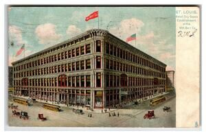 1907 St. Louis MO Wm. Barr Co. Department Store Postcard Raphael Tuck